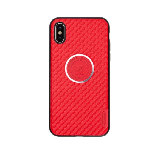 Чехол Remax Proda Carbon Fiber для iPhone X красный