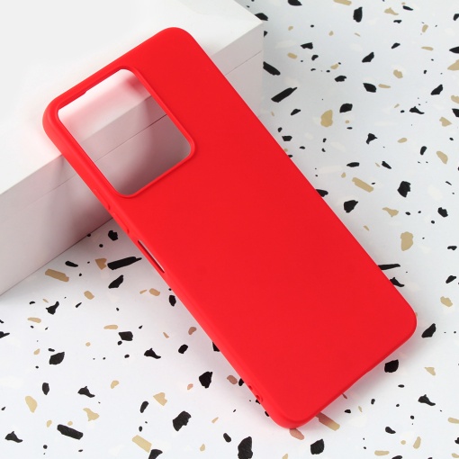 Чехол Shell Velvet для Xiaomi Redmi 13C красный