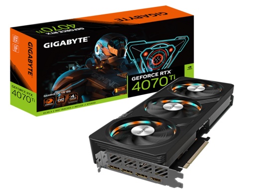 Grafička karta GIGABYTE RTX 4070 Ti GV-N407TGAMING OCV2-12GD NVD/12GB/GDDR6X/192bit/crna