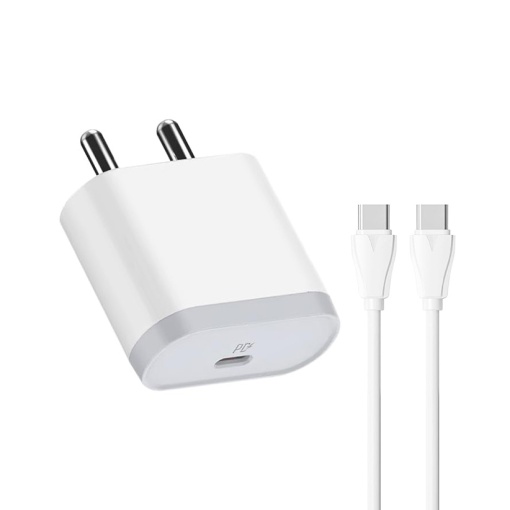Kucni punjac LDNIO A1209C PD, 20W sa Type C na Type C kablom beli