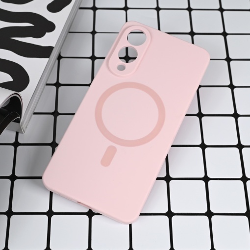 Torbica Magsafe Pure color za Samsung S937B Galaxy S25 Edge roze
