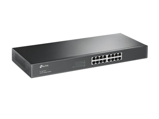 Коммутатор TP-LINK TL-SG1016 Gigabit 16xRJ45 10/100/1000 Мбит/с в металлическом корпусе