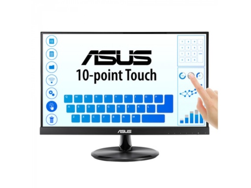 Монитор ASUS VT229H 21,5 дюйма/IPS, сенсорный/1920x1080/60 Гц/5 мс GtG/VGA, HDMI/VESA/динамики/черный - Img 1