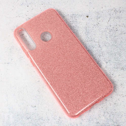 Чехол Crystal Dust для Huawei Y6p розовый