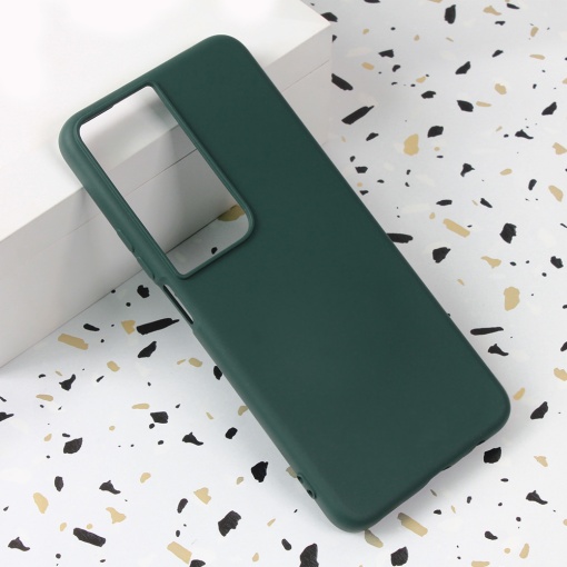 Чехол Shell Velvet для Honor X7b темно-зеленый