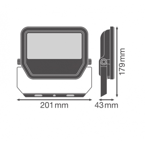 LEDVANCE LED REFLEKTOR FL50 P 41W/4000K SY100 BK