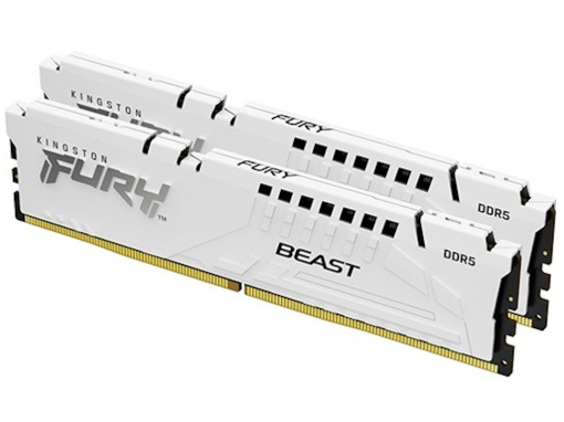 Memorija KINGSTON 64GB(2x16GB)/DIMM/DDR5/6000MHz/CL36/FURY Beast White EXPO