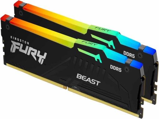 Memorija KINGSTON 64GB(2x32GB)/DIMM/DDR5/5200MHz/CL36/FURY Beast EXPO