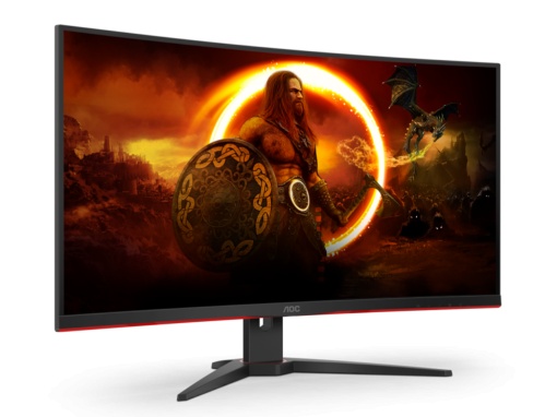 Monitor AOC CQ32G2SE/BK 31.5"/VA,zakrivljen/2560x1440/165Hz/1ms MPRT/HDMIx2,DP/freesync/zvučnici