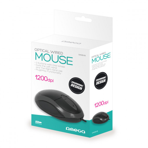 Mouse Omega OM06VB crni usb
