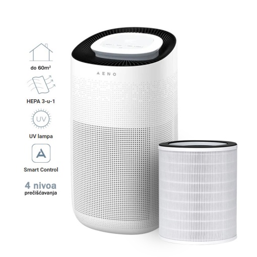 Preciscivac vazduha Aeno AP1S beli + Filter vazduha Aeno AAPF1