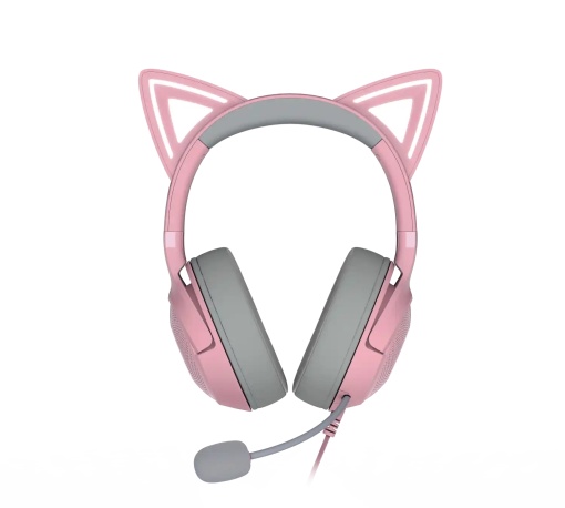 Slušalice sa mikrofonom RAZER Kraken Kitty V2 - Roze RGB