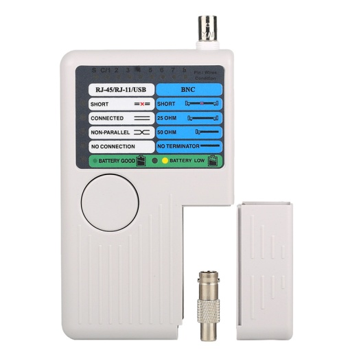 Tester kablova RJ-45, RJ-11, USB, BNC