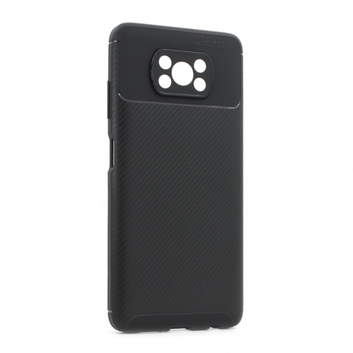 Torbica Defender Carbon za Xiaomi Poco X3/X3 Pro/X3 NFC crna