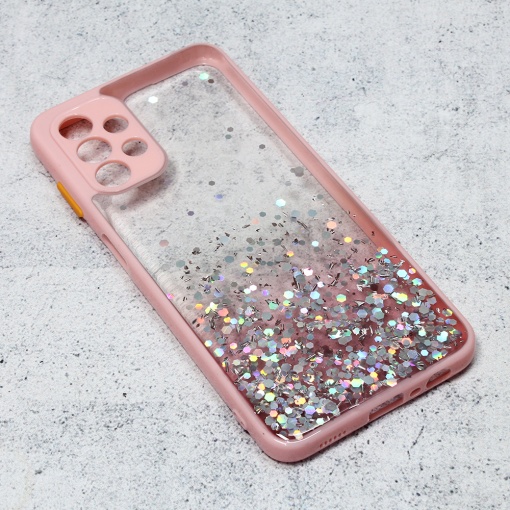 Torbica Frame Glitter za Samsung A136B/A047F Galaxy A13 5G/A04s roze
