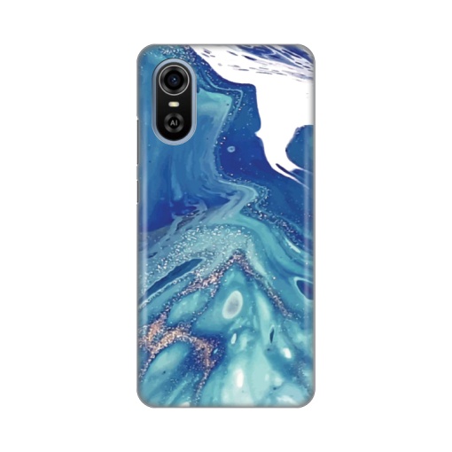 Torbica Silikonska Print za ZTE Blade A31 Plus Blue Marble