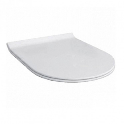 WC daska HATRIA FUSION mat bela slim softclose