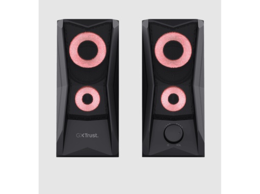 Динамики TRUST GXT606B JAVV/2.0/12 Вт (6 Вт RMS) RGB/черный