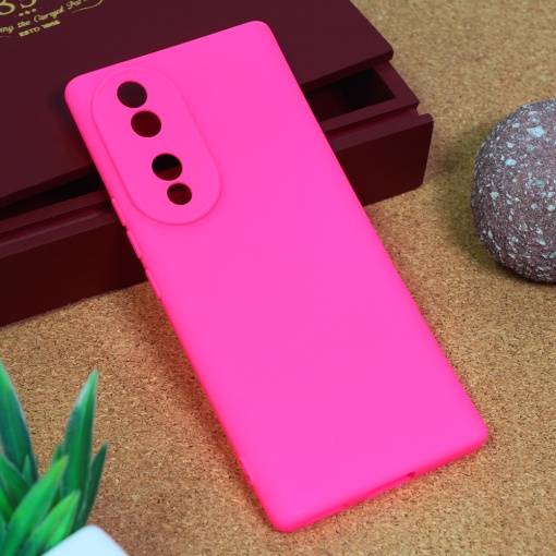 Маска Teracell Giulietta для Huawei Honor 70 матово-розовая