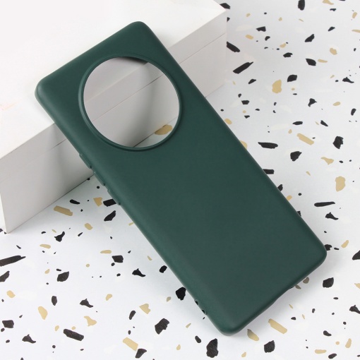 Чехол Shell Velvet для Honor Magic 6 Lite темно-зеленый