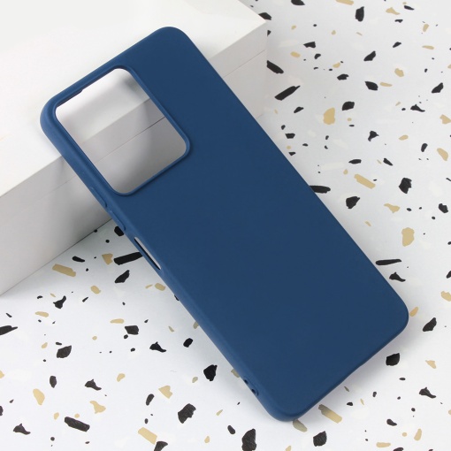 Чехол Shell Velvet для Xiaomi Redmi 13C синий