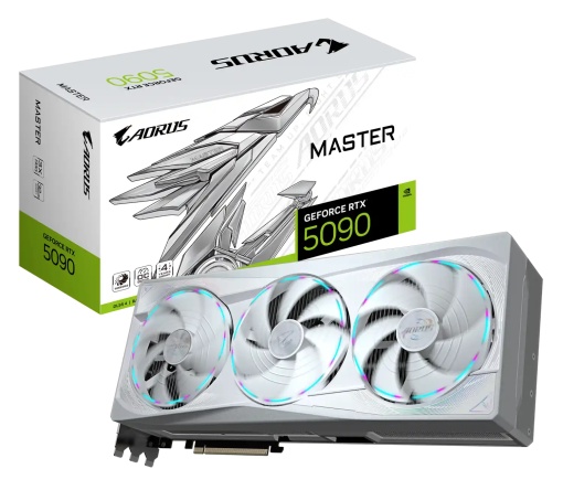 Graficka karta GIGABYTE AORUS GeForce RTX 5090 MASTER ICE 32GB