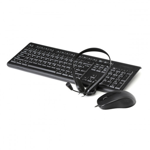 Tastatura Fiesta F4IN1OS01 +mouse+slusalice+podloga