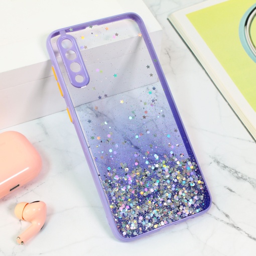 Torbica Frame Glitter za Samsung A307F/A505F/A507F Galaxy A30s/A50/A50s ljubicasta