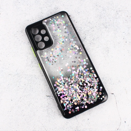 Torbica Frame Glitter za Samsung A525F/A526B/A528B Galaxy A52 4G/A52 5G/A52s 5G crna