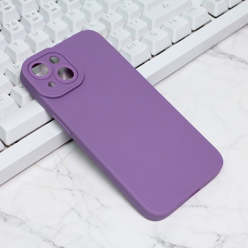 Torbica Silikon Pro Camera za iPhone 14 6.1 ljubicasta