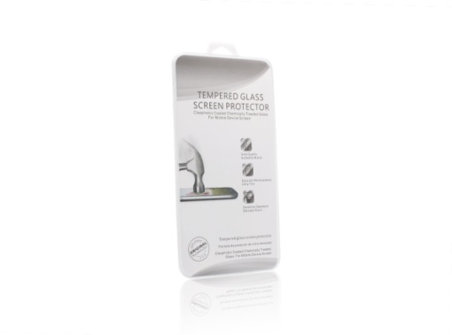 Zastitno Staklo Tempered glass za iPhone 5 2u1 srebrni