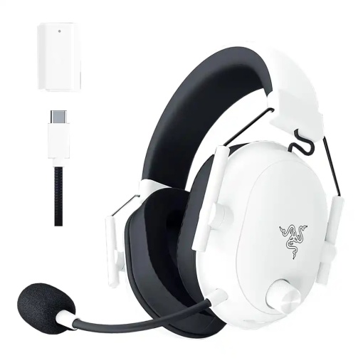 Бежевое слушание RAZER BlackShark V2 HyperSpeed — белый, сверхлегкий