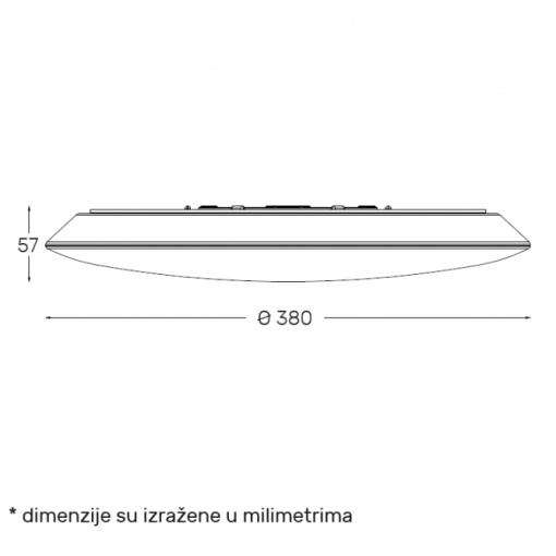 Светодиодный потолочный светильник DCL1213 36 Вт 3000/4000/6500 К IP54