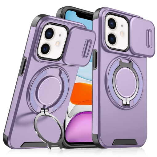 Чехол-подставка CamShield Ring для iPhone 11 6.1 фиолетовый