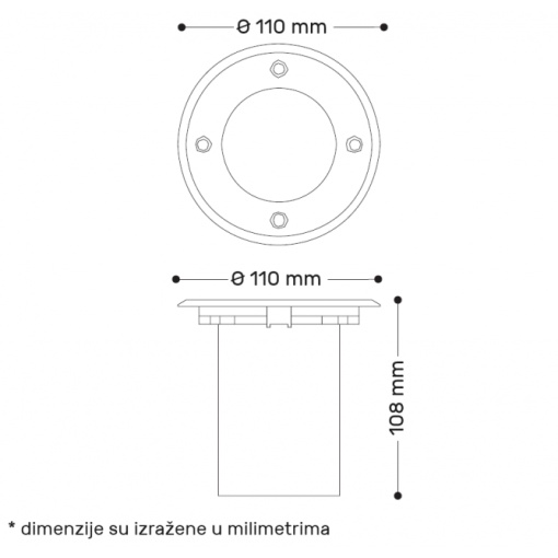 AB3110 Напольный светильник 1*GU10 IP67