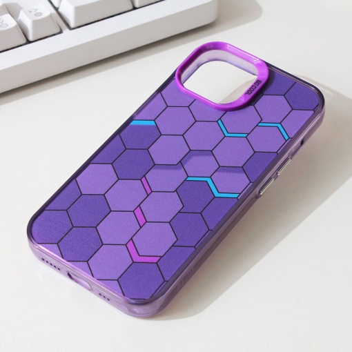 Maska Honeycomb Color za iPhone 15 6.1 type 1 - Img 1