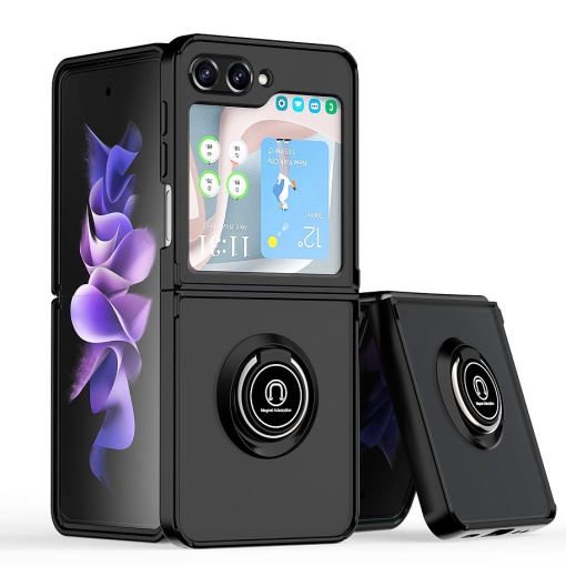 Torbica Frosted Shockproof za Samsung F741B Galaxy Z Flip 6 5G crna