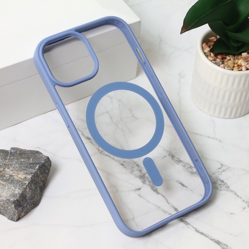 Torbica Magsafe Frame Color za iPhone 15 6.1 plava