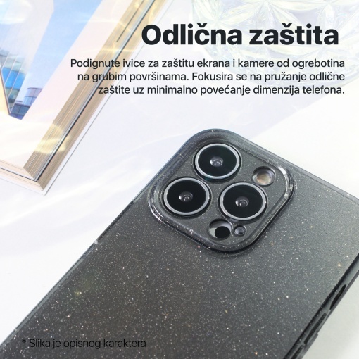 Torbica Sparkle Dust za Samsung A065F Galaxy A06 5G zelena