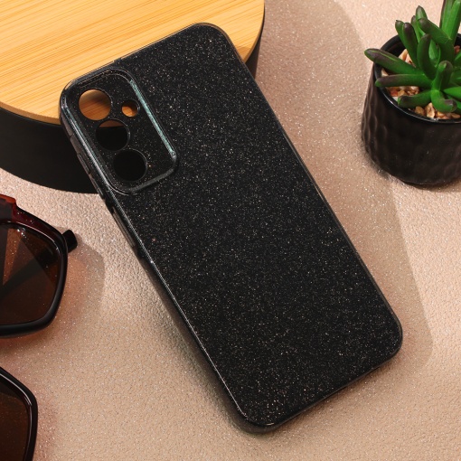 Torbica Sparkle Dust za Samsung A156B Galaxy A15 5G crna