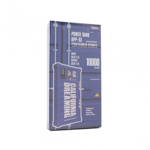 Back up baterija REMAX Container RPP-93 10000mAh plava
