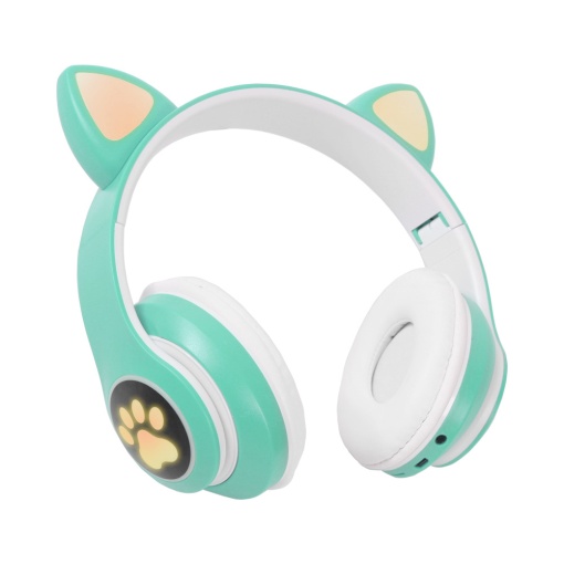Bluetooth-наушники Cat Ear JST-28 мятного цвета