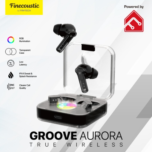 Bluetooth-наушники Fantech TX-3 Groove Aurora черные