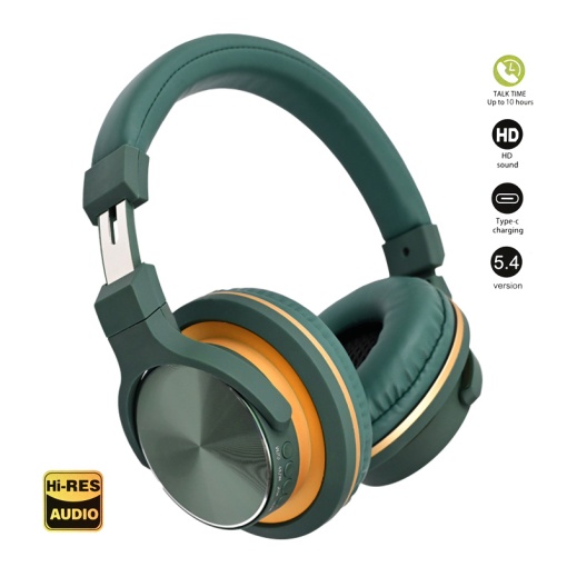 Bluetooth-наушники Lelisu LS-238 зеленые