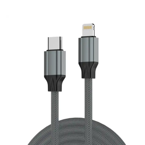Data kabl LDNIO LC441I 30w, Type C na iPhone lightning sivi 1m