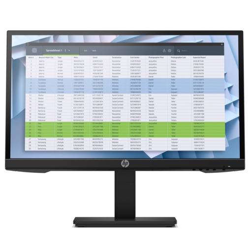 Monitor HP 21.5", P22 G4, IPS, 1920x1080 FHD, D-Sub, DP, HDMI crni