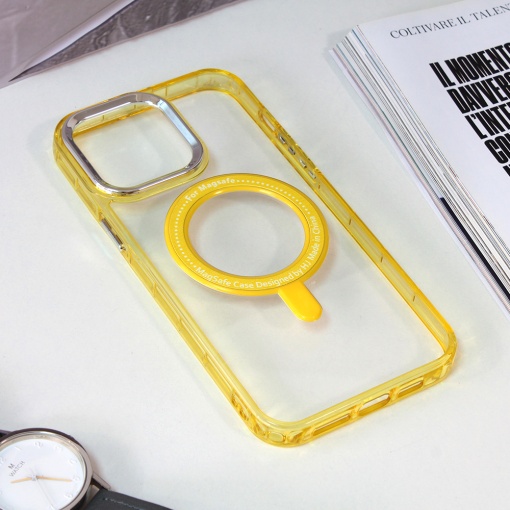 Torbica Frame Magsafe za iPhone 14 Pro Max 6.7 zuta