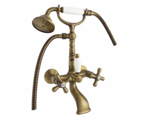 Двухрычажный смеситель для ванны EMMEVI DECO OLD бронза - Img 2