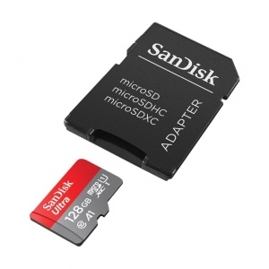 Карта памяти SanDisk SDXC 128 ГБ Ultra Micro 100 МБ/с Class 10 с адаптером CN - Img 2