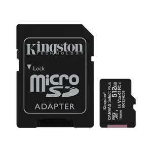 Карта Micro SD 512 ГБ Kingston + адаптер Class 10 SDCS2/512 ГБ - Img 2